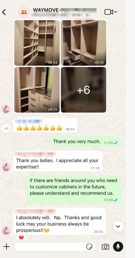 Client feedback