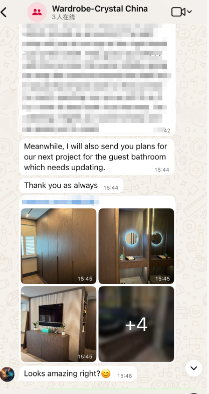 Client feedback