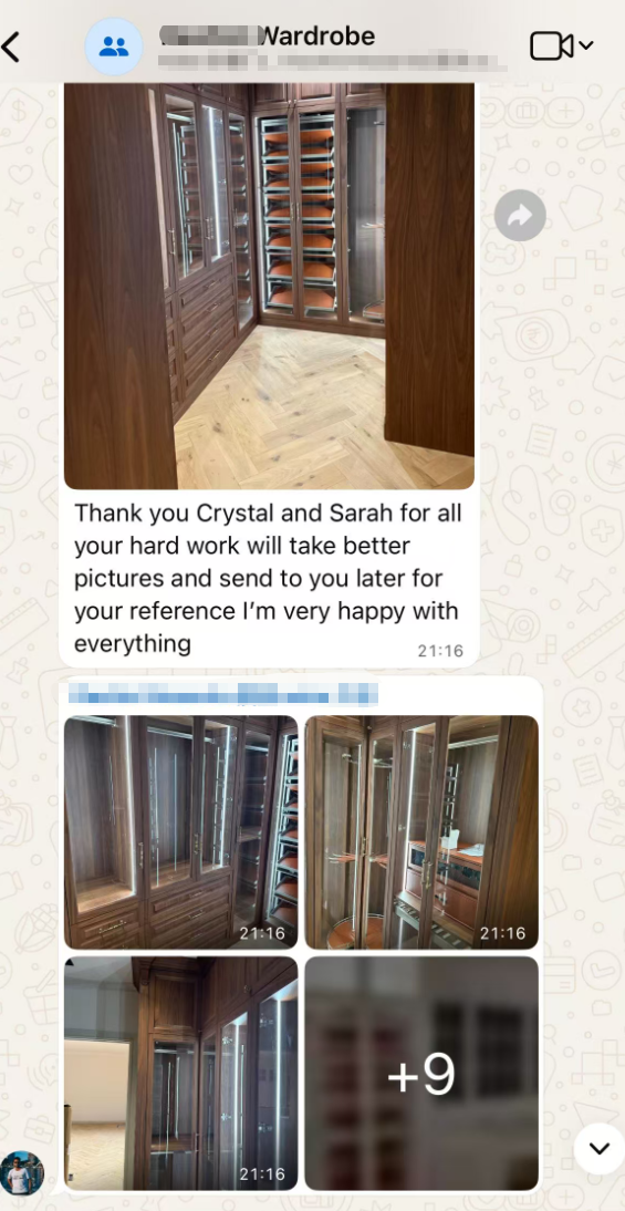 Client feedback