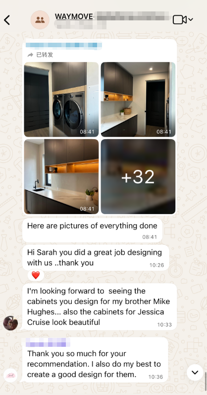 Client feedback